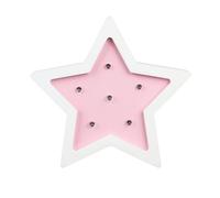 Lampe en bois enfant etoile - h. 13 cm -