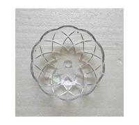 Lampe en cristal à grille de 120mm, Support coudé for lustre en verre transparent, accessoires décoratifs, 2 pièces(Transparent 12mm)