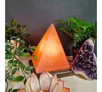 Lampe en cristal de sel - pyramide