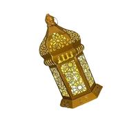 Lampe en fer pour l'Aïd Décoration de la Maison Bougeoir sur Pied pour Bureau Intérieur Bibliothèques Chambre Décoration Artisanat en Fer Ornement