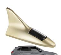 Lampe en forme d'aileron de requin pour voiture | Lumière décorative automobile | Antenne de voiture décorative à énergie solaire montée sur le dessus, ailerons de requin élégants pour toit de SUV