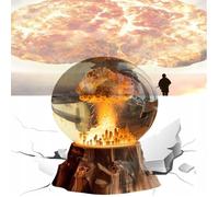 Lampe en forme de nuage de champignon,lampe d'explosion de bombe atomique,Lampe d'ambiance modèle de bombe atomique,LAMPE