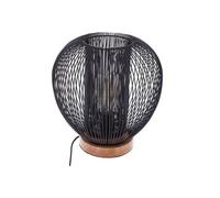 Atmosphera Lampe filaire Noda métal noir H27 cm