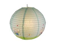 Lampe en papier pour chambre d'enfant avec LED à intensité variable - Abat-jour Lolo Lombardo - Suspension avec suspension.