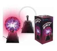 Lampe en verre à boule de plasma néon 25cm - toucher ou son