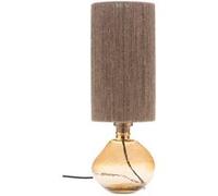 Lampe en verre taupe 45 cm - Amadeus - Beige - Verre Beige G