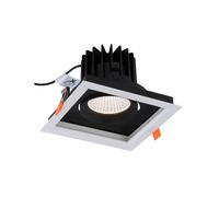 Lampe encastrable IA LED 30W, 4000K BLANC/NOIR 8718