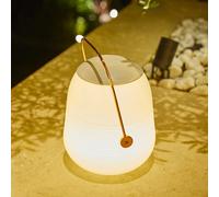 Lampe enceinte bluetooth sans fil blanc bob station