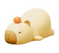 Lampe Enfant - Capybara Lampe de Nursery Rechargeable - Lumière Douce À L'Effigie De Capybara,pour Fille et Garçon, Table de Nuit, Chambre, Cuisine ou Dortoir, Idéale pour
