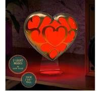 The Legend of Zelda Heart Container Light - Lampe sous licence officielle Nintendo pour salle de jeux, 2 modes d'éclairage, éclairage d'ambiance cadeau pour les joueurs | Paladone
