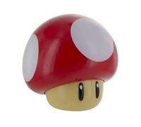 Lampe Figure Champignon Super Mario Brothers - Marchandise Collectible Officielle avec Sons, Cadeau pour Garçons, Accessoires de Chambre Enfants