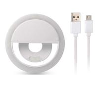 LAMPE ESCLAVE One plus one Mini Selfie LED Ring Flash Fill Light, projecteur vidéo de Photographie d'appareil Photo pour Iphone Sa