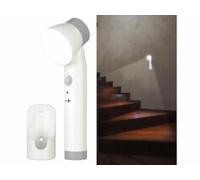 Lampe et veilleuse 3 en 1 avec capteur PIR Lunartec