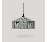 Lampe Extérieur IP54 Corde Abat-Jour E27 Ø 30 CM Vert Pendelleuchte Jardin