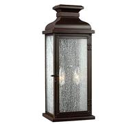 Lampe Extérieure Antique Inox Verre IP44 Vintage Design Terrasse Haus Porte Mur