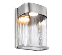 Lampe Extérieure LED En Argent IP44 2700K 1000LM Maison Balcon Applique RELIA