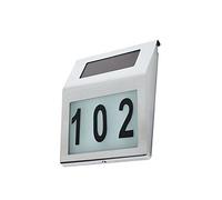 Maclean MCE172 LED Lampe solaire avec numéro de maison