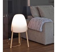Lampe extérieure sur pied New Garden ROCKET 70 avec câble en jute