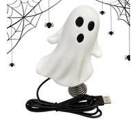 Lampe fantôme Halloween Printemps Ghost Décoration extérieure Statue | Sculpture de décoration de bureau pour propriétaires de maison, appartement, bureau, dortoir, salon, chambre à coucher, étude
