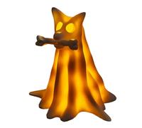 Lampe fantôme | Lampe d'Halloween mignonne figurine fantôme de chien | Décorations d'Halloween Éclairage d'ambiance effrayant pour chambre à coucher, chambre d'enfant, table, bureau, bibliothèque