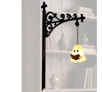 Lampe Fantôme Lisant un Livre Mignonne Lanterne Halloween Vintage À LED