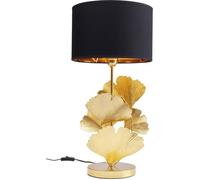 Lampe feuilles de ginkgo dorées et noir Kare Design