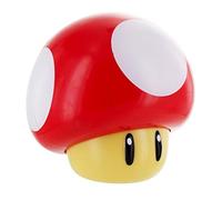 Lampe Figure Champignon Super Mario Brothers - Marchandise Collectible Officielle avec Sons, Cadeau pour Garçons, Accessoires de Chambre Enfants
