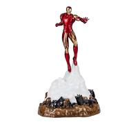 Lampe Figure Iron Man - Décor & Cadeau Officiel Marvel Avengers, Lampe Collectible à Afficher, Alimentée par USB, 31.5cm (12.4")