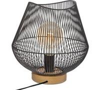 Atmosphera – Lampe de table Jena – 28 cm de haut, métal filaire noir