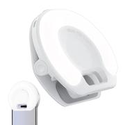 Lampe Fille Téléphone - Éclairage LED Clip Caméra | Luminosité Réglable USB Rechargeable | Selfie Visioconférence Maquillage Streaming Mobile Photo Vidéo