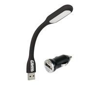 Lampe Flexible À Led Cob + Chargeur Usb 12/24V Lampa