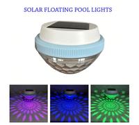 Lampe flottante solaire, convient pour le jardin, la cour, la piscine, l'étang, boule magique, boule créative, lumière colorée, baignoire, piscine, lampe à projection, paysage, lampe à 7 changements d