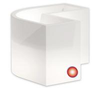 LAMPE FLOWERPOT ANGULAIRE LED ROUGE CÂBLE ÉCLAIRAGE JARDIN BALCON PATIO