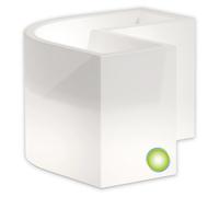 LAMPE FLOWERPOT ANGULAIRE LED VERT CÂBLE ÉCLAIRAGE JARDIN BALCON PATIO