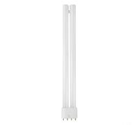 Lampe fluorescente compacte en H à 4 broches, culot enfichable 6500 K, lumière du jour, blanc, lampe à économie d'énergie, pour lampes de table, appliques murales, bureaux, 18 W/24 W/36 W (24 W)