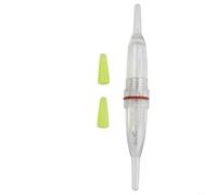 Lampe fluorescente électronique réutilisable pour flotteurs de pêche de nuit et pointes de canne à pêche Lumière sous-marine pour la collecte de poissons (rouge)