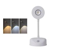 Lampe for tableau avec détecteur de mouvement, spot mural rechargeable, fonctionne à piles, applique murale LED sans fil, rotation à 360°, éclairage d'accentuation à intensité variable for peintures(C