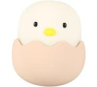 Lampe Forme de Poussin Mignon En Silicone à LED Veilleuse Rechargeable Par USB Mini Lampe de Lecture (Blanc Chaud) Blanc G