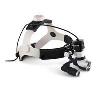 Lampe Frontale 5 W Réglable, Loupes Binoculaires avec Éclairage, Grossissement 4x, for Chirurgie