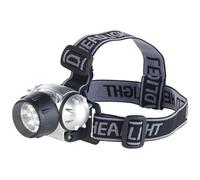 Lampe frontale running Lunartec : Lampe frontale à 7 LED 30 lm / 0,3 W et 3 niveaux de luminosité