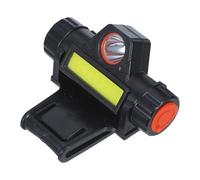 Lampe Frontale à Base Rotative Rechargeable de Soudage pour Casque | Compatibilité, Éclairage Intense, Coque PC Noire, Usage Soudage et Chantier