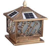 Lampe Frontale à énergie Solaire à LED for Colonne, éclairage Mural extérieur, éclairage de Porte, éclairage de Jardin, de Villa, étanche, plafonnier