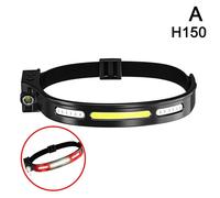 Lampe Frontale À Induction Cob Led, Rechargeable Par Usb, Idéale Pour La Chasse Ou Le Camping, Avec Alarme De Sécurité