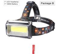 Lampe Frontale À Led Cob 8000lm, Projecteur Portable Ultra Lumineux Avec Chargeur Usb, Idéal Pour La Pêche Ou Le Camping En Plein Air