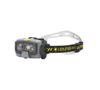 Lampe frontale à LED rechargeable LEDlenser HF8R Work noire et jaune 1600lm
