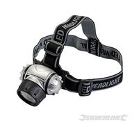 Silverline 140079 Lampe frontale 12 LED