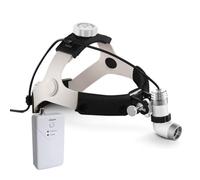 Lampe Frontale Chirurgicale à LED 3 W, Lampe Frontale Portable Sans Fil à Lumière Froide, for Hôpital et Usages Multiples
