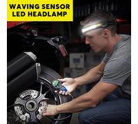 Lampe Frontale Cob ¿¿ Induction Rechargeable, 1 Lot, Lumi¿¿Re Super Brillante, ¿¿Tanche, Pour Le Camping, La P¿ºche, La Course ¿¿ Pied Et La Randonn¿¿E