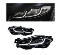 Lampe frontale Compatible Pour Jaguar XJL phare 2011-2019 phares XJ XF XE DRL clignotant feux de route ange oeil projecteur lentille(FOR NO AFS USER)
