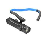 Lampe Frontale, Conception À Luminosité Réglable, 11,3 X 3 Cm, Aventures En Plein Air, Lampe Frontale À Crochet D'oreille, Ajustement Confortable, Pour La Randonnée, Le Camping, La Spéléologie, Le Cyc